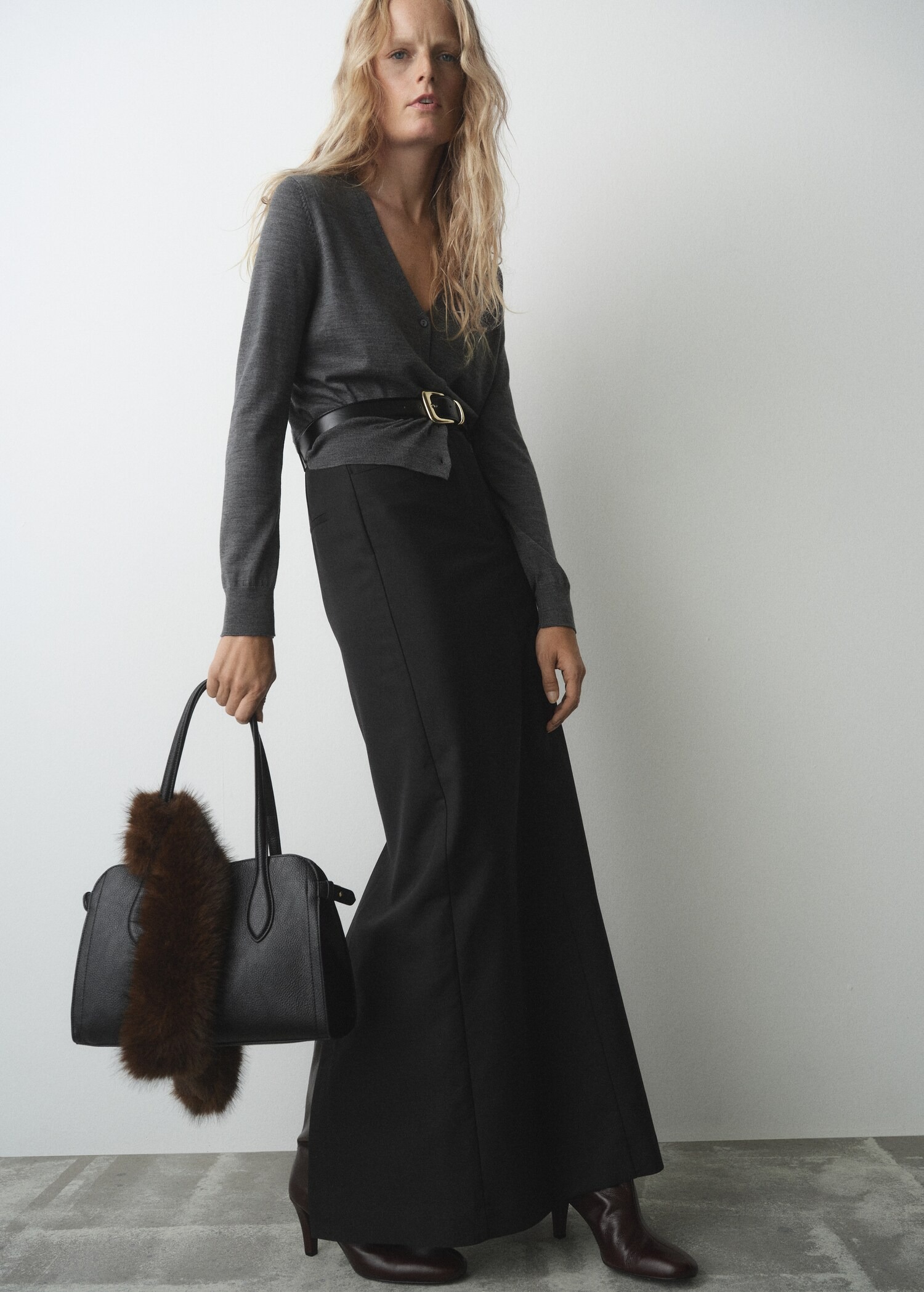 Small bag with pebbled leather effect - Image 5